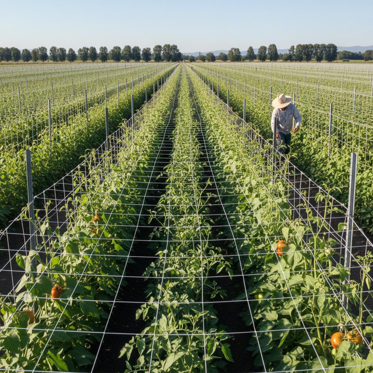 Vegetable support net